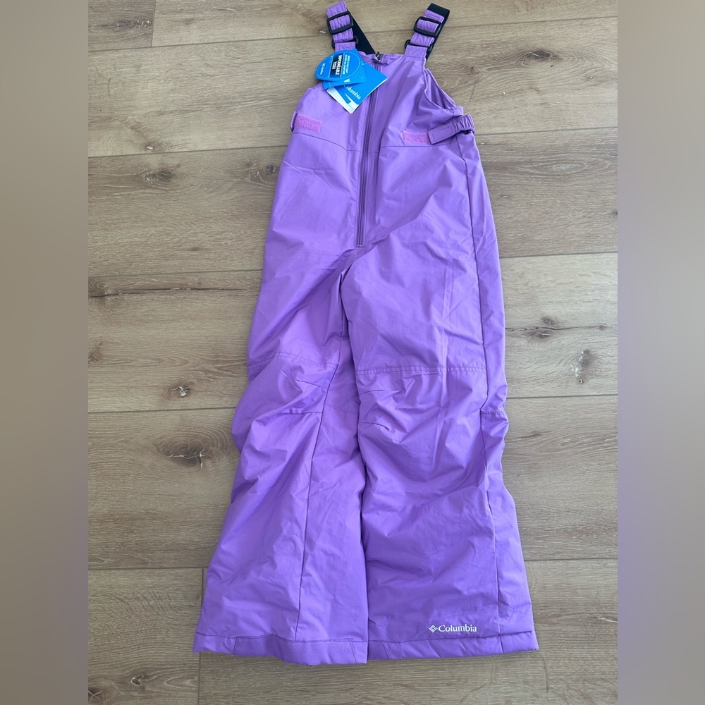Kids Columbia ski bib. Size Small.  NEW WITH TAGS!